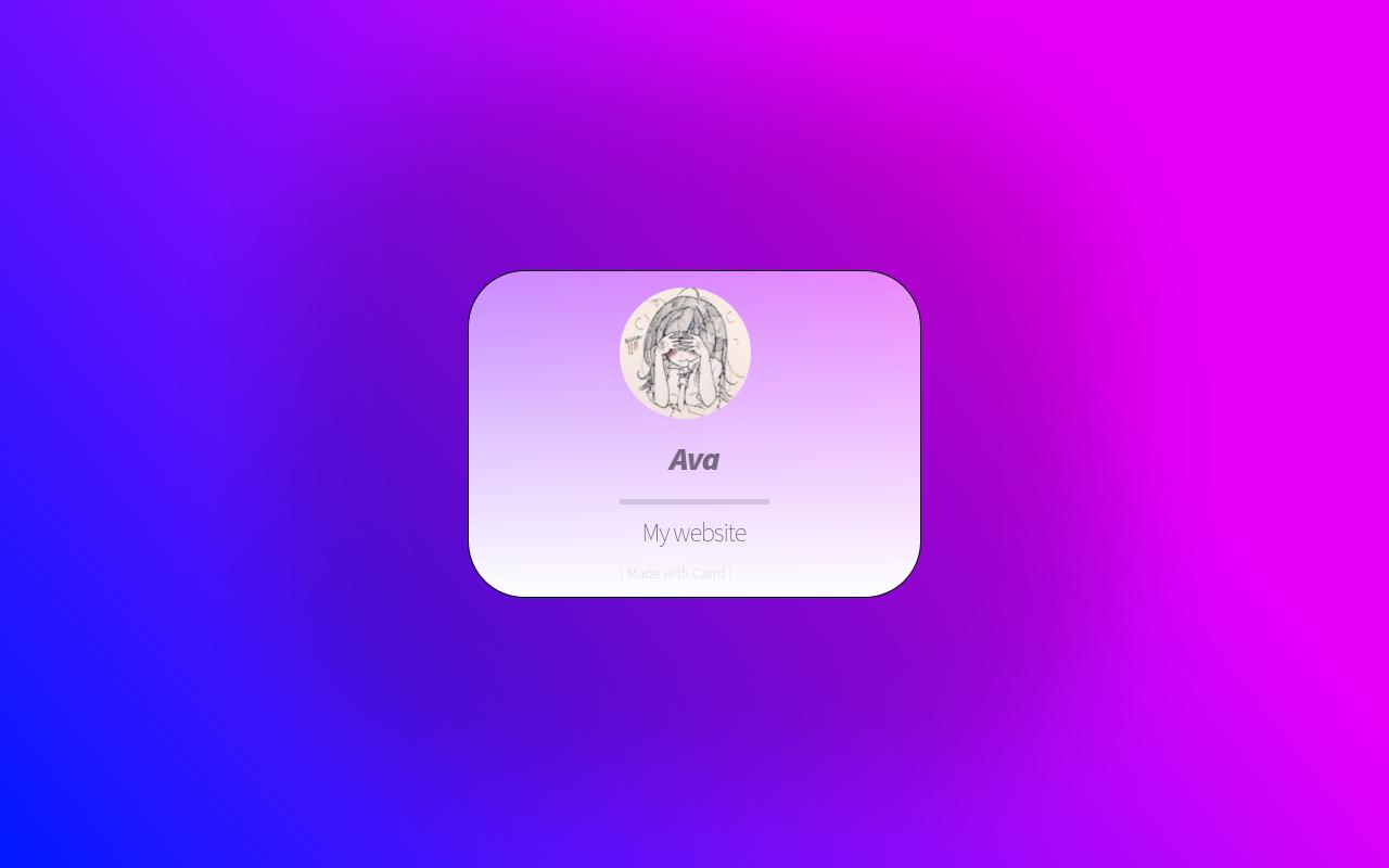 Carrd profile picture for @but